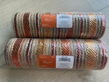 2 New Rolls Fall Deco Mesh Ribbon 10in x 30ft Metallic Burlap Wreath Crafts NWT