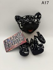 Father Time Bear Grateful Dead Beanie Collectible Plush Doll Black Music Tour