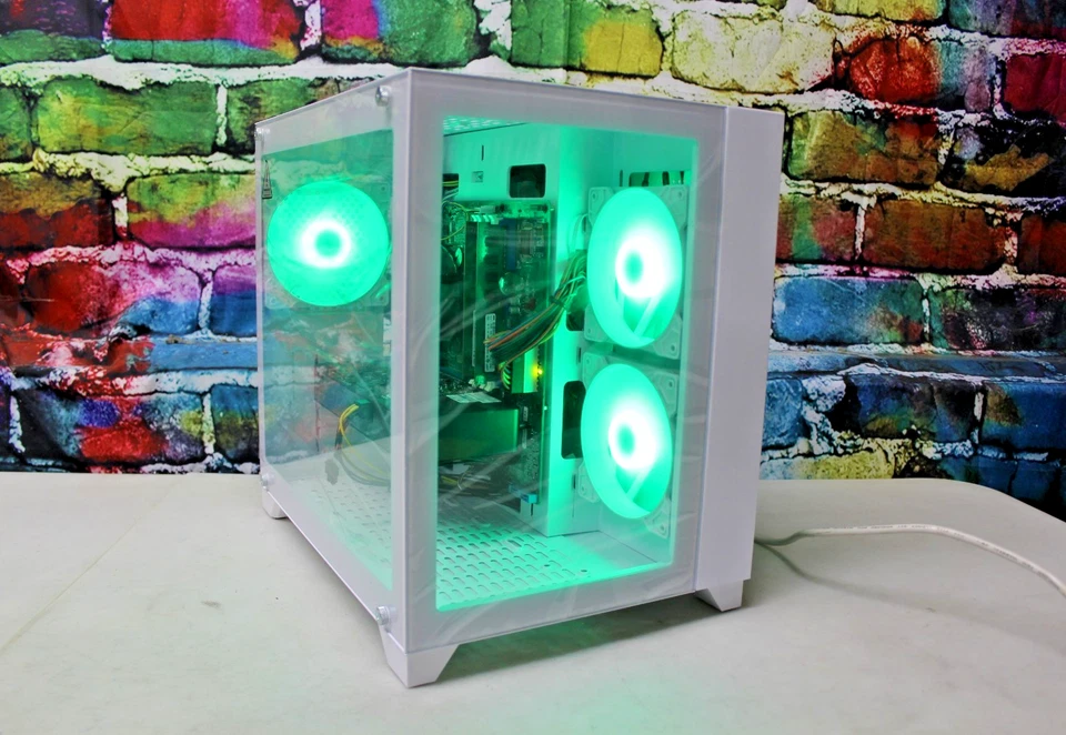 Custom Gaming Desktop PC Intel i5-8400 2.80 Ghz 6-Core 32 GB SSD Nvidia RTX 4060 - Image 3 of 4