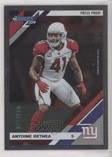 2019 Panini Donruss Press Proof Silver 44/100 Antoine Bethea #13 wd7