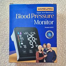 WAMELPRI U83X Upper Arm Digital Blood Pressure Monitor w/ Cuff, Voice, Memory
