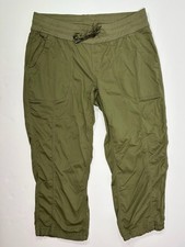 The North Face Aphrodite Joggers Women's Small Green Stretch Hiking Travel Crop