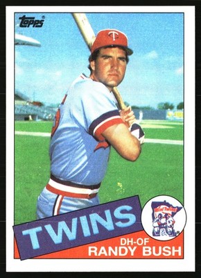 1985 Topps #692 Randy Bush Minnesota Twins Free Shipping *L13*