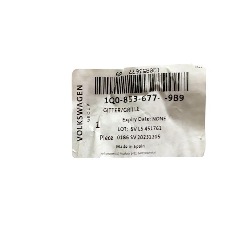 Calandre VW Eos 1Q08536779B9 en ABS haute résistance d'origine - 3
