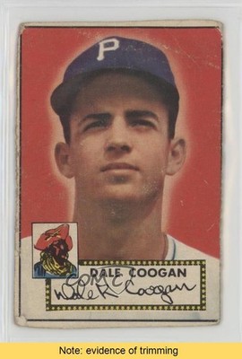 1952 Topps Dale Coogan #87 READ t6r