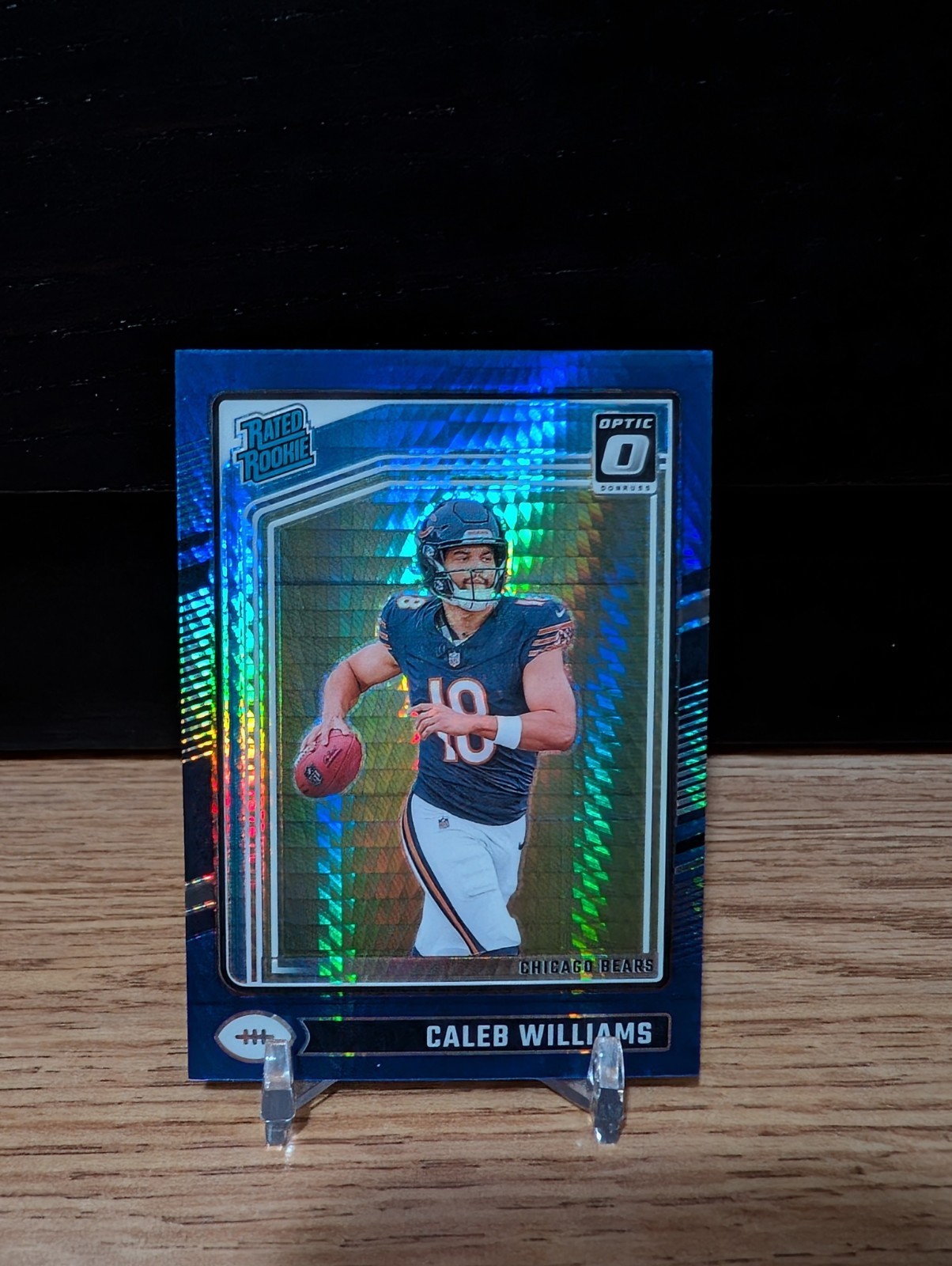 2024 Caleb Williams Panini Donruss Optic Rated Rookie RC (Blue Hyper Prizm) #201