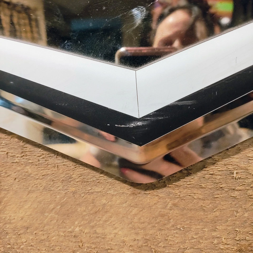 Letrero Chevron Cromo Dr Pepper RARO 23" X 11" L Foto 3 de 4