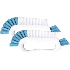 Trioblanc Prothesenbürste für Dritte Zähne, 2 x 1 Zahnbürste, Spezial-Zahnbürste