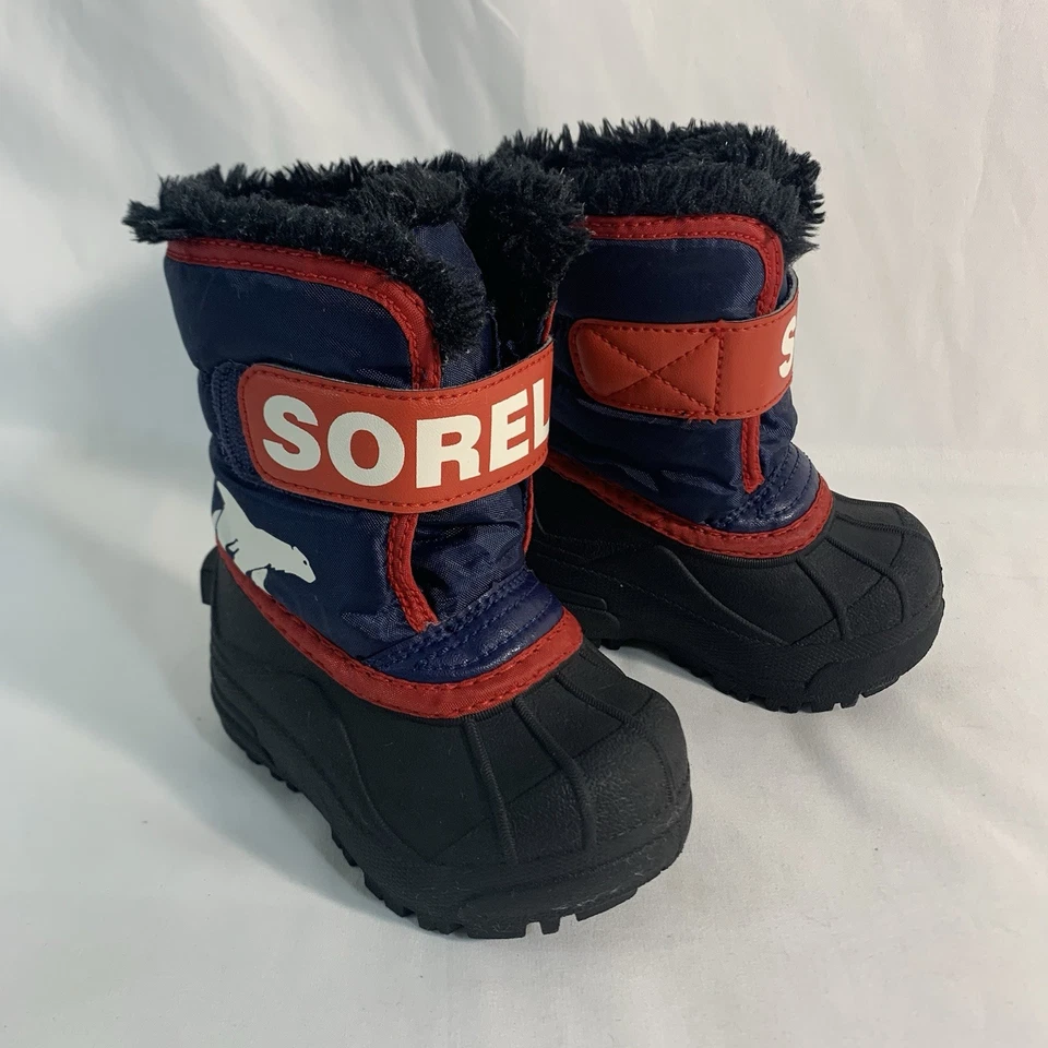 Botas aislantes Sorel Snow Commander niño pequeño talla 5 invierno impermeables usadas en excelente estado Foto 4 de 4