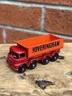 Vintage 1968 Matchbox Lesney No.17 Diecast Red Foden Hoveringham Tipper Truck VG