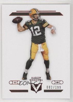 2019 Panini Chronicles Vertex Red 82/199 Aaron Rodgers #V-23 8dy
