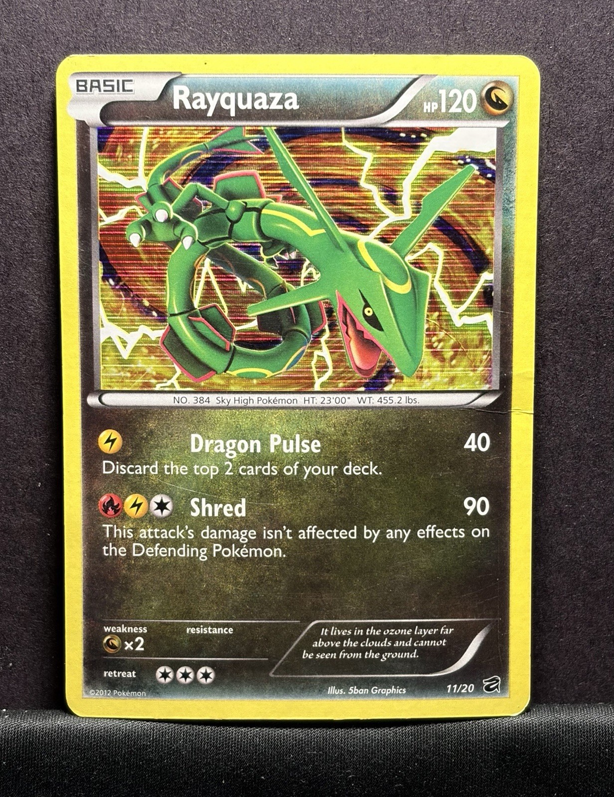 Rayquaza #11/20 Holo - Dragon Vault Pokémon