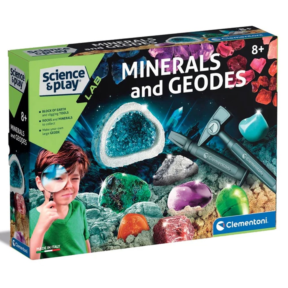 Clementoni- Science & Play Lab: Minerals & Geodes, Educational and Scientific Toys, Experiment Kit for Kids Age (8+ Years) - Image 6