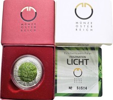 Fitz Austria 25 Euro 2008 Fascination Light Vienna Niobium Silver uFIM2003