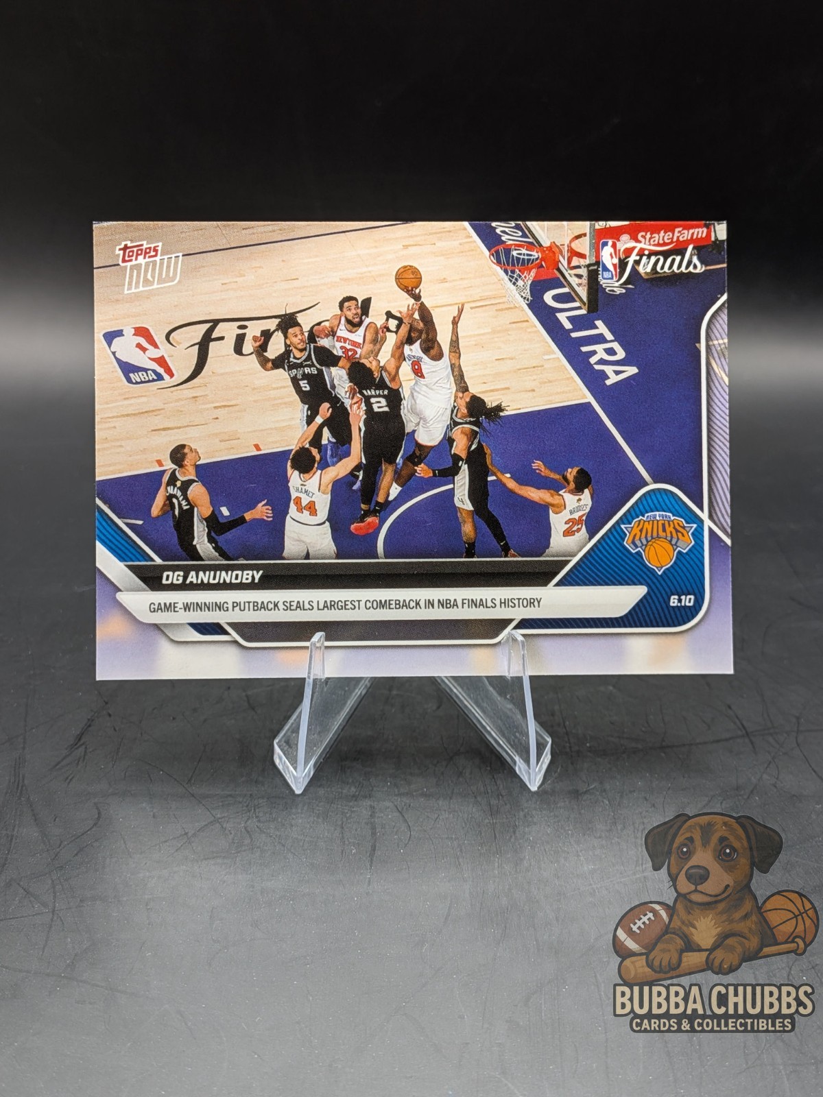 2025-26 Topps NOW - OG Anunoby #336 /105842 - Game Winning Putback - FINALS NYK