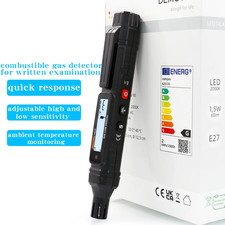Combustible Gas Detector Natural Gas Leak Detector with Audible and Visual Alarm