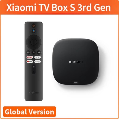2025 Xiaomi Mi TV Box S 3rd Gen 4K HDR10+ Google TV WiFi 6 2GB 32GB Streamer EU