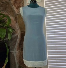 Vintage 90s Guess By Marciano 100% Silk Mod Shift Dress