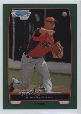 2012 Bowman Chrome Prospects Rack Pack Green Refractor Ruben Alaniz #BCP220 0b5