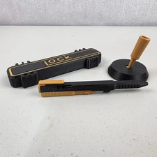 Glock Style Slide-Action Pen 3D Printed w/ Matching Case or Stand FREE Shipping