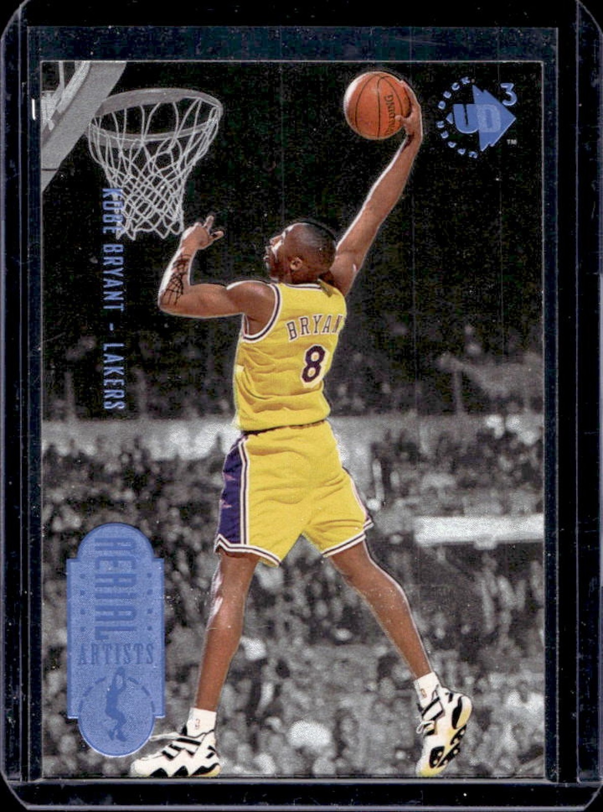 1996-97 Upper Deck UD3 Kobe Bryant Rookie RC #43 Lakers