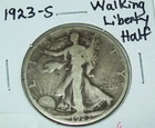 1923-S Walking Liberty Silver Half Dollar Better Date