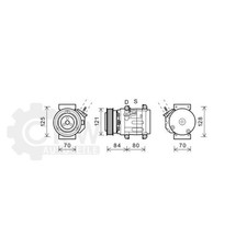 Kompressor Klimaanlage für Chevrolet Captiva 2.0 D 4WD Bj.06-11