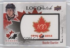 2016 Team Canada Juniors Manufactured Logo 100 Years Rourke Chartier Patch 1d5
