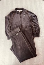 Vintage Y2K - Nike Women  s Small 4-6 Velour Brown Full Zip Track Suit Set