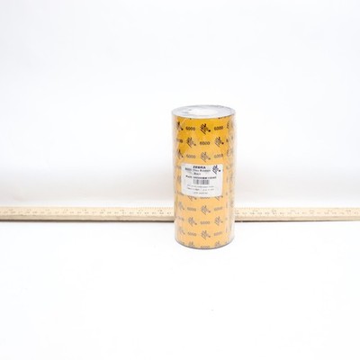 Zebra Wax Ribbon Black 6.14'' X 1,476' 06000BK15645