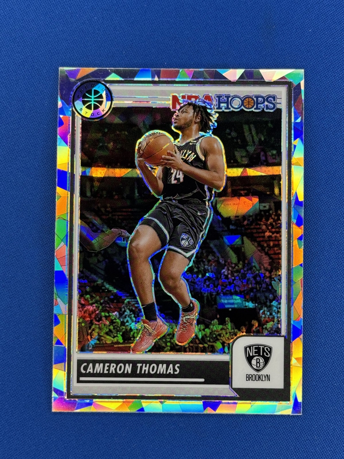 2023-24 Panini Nba Hoops Premium Stock - Cameron Thomas #130 Ice Prizm