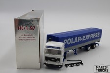 Herpa Volvo F12 2a/2a Planensattelzug "Polar-Express" 1:87 /H27329