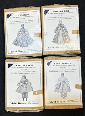 VINTAGE YIELD HOUSE LITTLE WOMEN DO IT YOURSELF 4 KITS BETH MEG AMY JO *READ*
