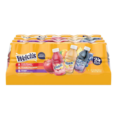 #ad Welch#x27;s Juice Variety Pack 10oz Bottles 24 Pack Grape Orange Fruit $30.18