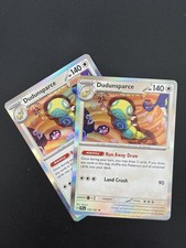 2x Dudunsparce 129/162 - SV06: Temporal Forces (TEF) - Playset - Pokemon TCG