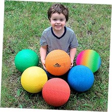 Premium Playground Balls 8.5 inch, Best Kickball Dodgeball for Kids Pack of 6