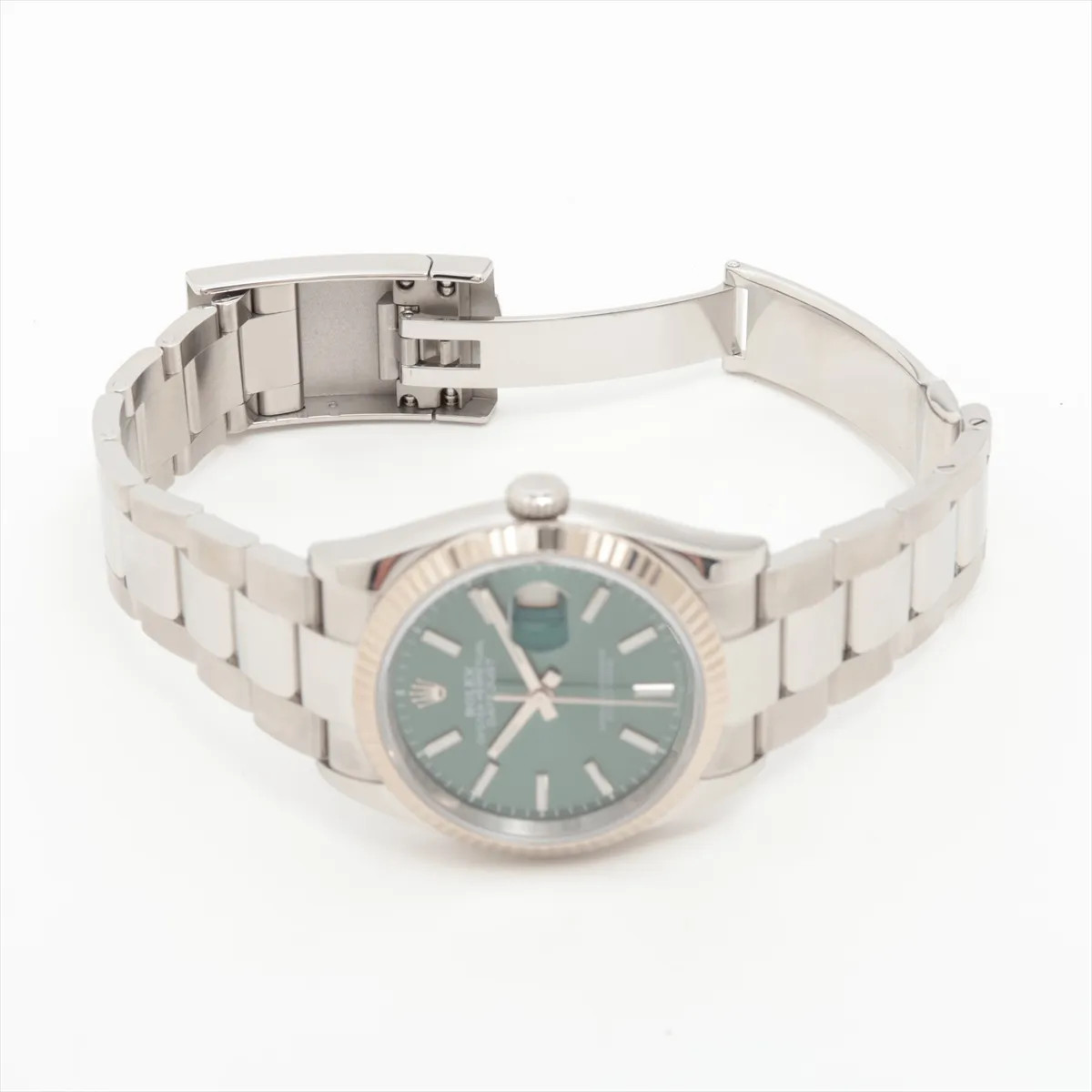 Rolex DATEJUST 36 126234 SS×WG SS AT Mint green dial oyster bracelet image 5