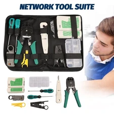 Rj45 Crimping Tool Kit Set For CAT5/CAT6 Lan Cable Tester Network Repair Tools