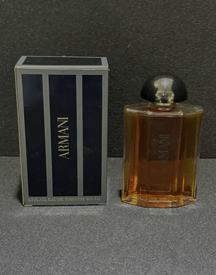 Vintage Giorgio Armani Eau De Toilette 82% Vol 3.3 fl oz / 100ml