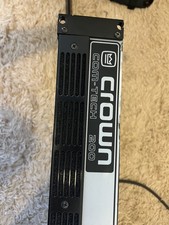 Crown Com-Tech 200 200W 2 Channel Commercial Power Amplifier Tested Working