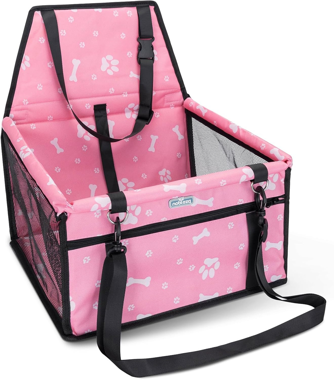 Seggiolino Auto per Cani Di Taglia Piccola, Trasportino Auto Borsa per Cani, Cop