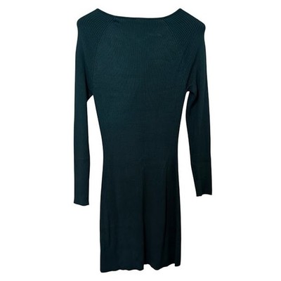abercrombie green sweater dress New w/ Tags Abercrombie & Fitch Green Long Sleeve Sweater Peak a Boo Dress  XL