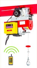 Palan électrique à câble 200/400kg 12/6m 1 kW 230 V avec TH200-R