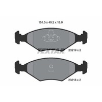 Textar BremsbelÄGe Satz Vorderachse Passend FüR Fiat Palio | 2321901