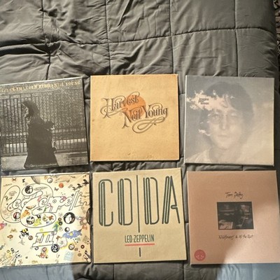 Vinyl LP Lot Neil Young Harvest, John Lennon Imagine, Tom Petty, Led Zeppelin