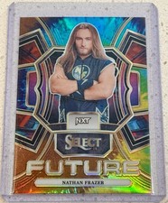 2024 Panini Select WWE Select Future Nathan Frazer #12 Tie-Dye Prizm /25