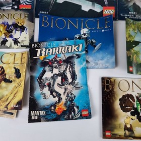 Lego Bionicle Instruction Manuals Lot of 9 8531 8560 8567 8621 8622 8623 8571