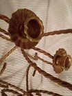 Home Interior Gold Color Freestanding Twisted Rope Double Candlebras — photo 6