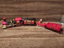 Mickey Mouse Holiday Express Train Set 4 Piec...