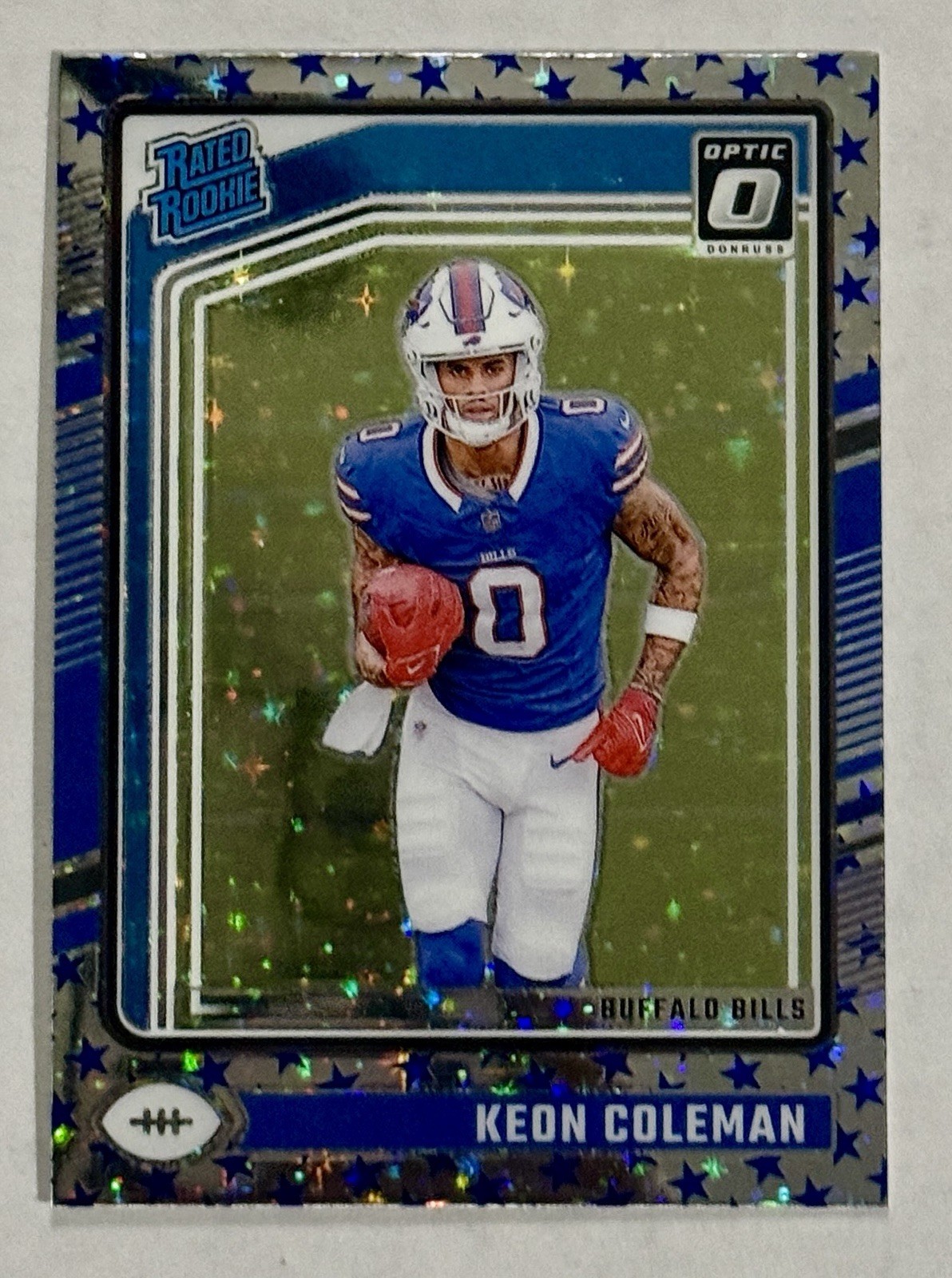 2024 Panini Donruss Optic #263 Keon Coleman Rated Rookie Stars Prizm (RC)